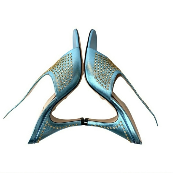 Gucci Exaggerated Point Rhinestone Mules - Picture 2 of 16